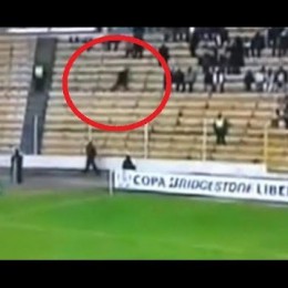 Φάντασμα τρέχει στις εξέδρες ποδοσφαιρικού σταδίου;! (video)